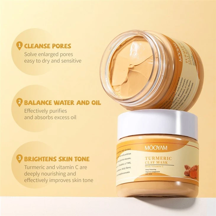 Turmeric And Blueberry Clay Mask